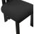 Napa Boucle Fabric Dining Chair with Solid Black Wood Frame