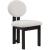 Napa Boucle Fabric Dining Chair with Solid Wood Frame