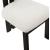 Napa Boucle Fabric Dining Chair with Solid Black Wood Frame