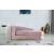 Julian Velvet Chaise Lounge with Stainless Steel Base