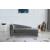 Julian Velvet Chaise Lounge with Chrome Stainless Steel Base