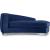 Julian Velvet Chaise Lounge with Chrome Stainless Steel Base