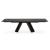 Apian W78.7-inch Ceramic/Metal Customizable Extendable Rectangular Dining Table