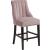 Oxford Velvet Counter Stool with Espresso Wood Legs