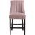 Oxford Velvet Counter Stool with Espresso Wood Legs