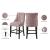 Oxford Velvet Counter Stool with Espresso Wood Legs