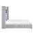 Fitzroy Corduroy Eastern King Panel Bed with Electric Fireplace