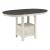 Junipero Round/Oval Wood Counter Height Table with Storage Base