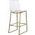 Lumen Polycarbonate Counter Stool with Metal Frame