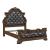 Gilmartin Faux Leather/Wood/Wood Veneer Panel Bed