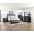 Garrison Wood/MDF California King Panel Bed with LED Lighting