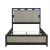 Garrison Wood/MDF California King Panel Bed with LED Lighting