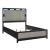 Garrison Wood/MDF California King Panel Bed with LED Lighting