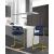 Stephanie Velvet Counter Stool with Polished Gold Metal Frame