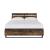 Juvanth Wood/Metal Storage Panel Bed