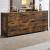 Juvanth Wood/Metal Double Dresser w/6 Drawers