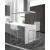 Lumen Polycarbonate Counter Stool with Chrome Metal Frame