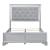 Anatole Fabric/Wood California King Panel Bed with LED Lighting