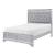 Anatole Fabric/Wood Queen Panel Bed with LED Lighting