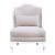 Magnolia Manor Textered Linen/Wood Accent Chair