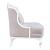 Magnolia Manor Textered Linen/Wood Accent Chair