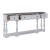 Magnolia Manor Irregular Wood 72-Inch Hall Console Table w/3 Drawers