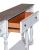 Magnolia Manor Irregular Wood 72-Inch Hall Console Table w/3 Drawers