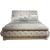 SM Magnolia Manor Fabric Upholstered Sleigh Queen Size Bed