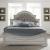 Magnolia Manor Wood/Fabric Upholstered Chenille Queen Size Bed