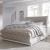 Magnolia Manor Antique White Upholstered Sleigh Bed | Liberty