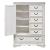 Magnolia Manor Wood Master Chest w/6 Drawers & Door
