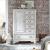 Magnolia Manor Antique White Upholstered Bedroom Set | Liberty