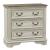 Magnolia Manor Wood Bedside Chest w/Charging Station & 3 Drawers