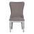 Magnolia Manor Tweed/Wood Chenille Wing Back Side Chair
