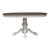 Magnolia Manor Oval Wood Pedestal Extendable Dining Table
