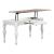 Magnolia Manor Antique White L-Shaped Office Desk Set