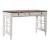 Magnolia Manor Distressed White L-Desk Set