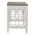 Magnolia Manor Rectangular Wood L Writing Desk w/2 Drawers