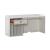 Magnolia Manor Distressed White L-Desk Set