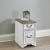 Magnolia Manor Antique White L-Shaped Office Desk Set