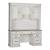 Magnolia Manor Distressed White L-Desk Set