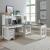 Magnolia Manor Antique White L-Shaped Desk Set | Liberty