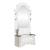 Magnolia Manor Wood/Glass 2-Piece Hall Tree Set