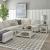 Magnolia Manor Oversized Square Cocktail Set | Antique White