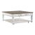 Magnolia Manor Oversized Square Wood Cocktail Table w/Drawer