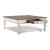 Magnolia Manor Oversized Square Wood Cocktail Table w/Drawer