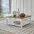 Magnolia Manor Oversized Square Wood Cocktail Table w/Drawer