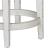 Magnolia Manor Tufted Chenille/Wood Console Swivel Stool