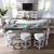 Magnolia Manor Rectangular Wood Console Bar Set