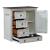 Magnolia Manor Wood Pet Feeder Cabinet w/4 Drawers & Door